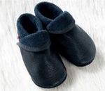 KLASSIK blau Pololo Hausschuhe Kinderschuhe Pololo