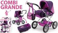 Kombi-Puppenwagen Grande Farbe lila