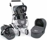 Kombipuppenwagen 3 in 1 Kombi EMOTION ALL IN, Jeans grey B-Ware