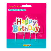 Kuchenkerze Happy Birthday