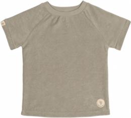 Lässig Frottee T-Shirt 74/80 olive