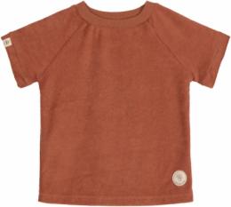 Lässig Frottee T-Shirt 98/104 rust
