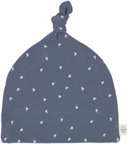 Lässig Mütze GOTS Beanie 62/68 Triangle blue