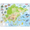 Larsen Rahmenpuzzle - Asien (auf Englisch)