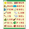 Larsen Rahmenpuzzle - Buchstabieren lernen 1 (auf Norwegisch)