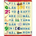Larsen Rahmenpuzzle - Buchstabieren lernen 2 (auf Norwegisch)