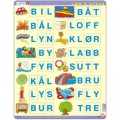 Larsen Rahmenpuzzle - Buchstabieren lernen 4 (auf Norwegisch)