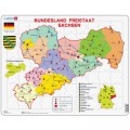 Larsen Rahmenpuzzle - Bundesland: Freistaat Sachsen