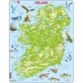 Larsen Rahmenpuzzle - Ireland Topographic Map (English)