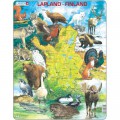 Larsen Rahmenpuzzle - Lappland und Finnland (auf Finnisch)