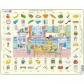 Larsen Rahmenpuzzle - Learning English 1: In der Kche
