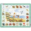 Larsen Rahmenpuzzle - Nature Puzzle - Seaside (Spanish)