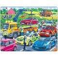 Larsen Rahmenpuzzle - Rescue Vehicles on the Highway