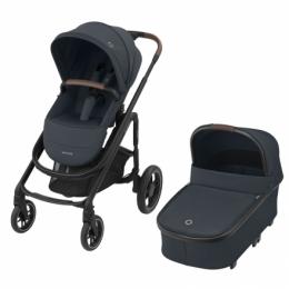 Maxi-Cosi Plaza Plus Kinderwagen inkl. Babywanne Essential Graphite