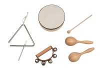 Musik-Instrumentenset für Kinder, 4teilig - Kinderinstrumente