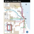 New York Puzzle Company Chicago Transit Map Mini