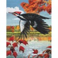 New York Puzzle Company Pileated Woodpecker Mini