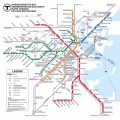 New York Puzzle Company XXL Teile - Boston Transit Boston T