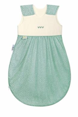 Odenwälder Klimasoft-Sommerschlafsack Little hearts 70 cm deep forest