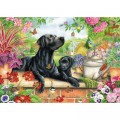 Otter House Puzzle Black Labrador