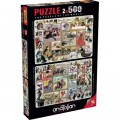 Perre / Anatolian 2 Puzzles - Cute Kittens & Comical Dogs