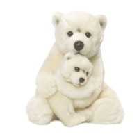 Plüschitier WWF Eisbär mit Baby