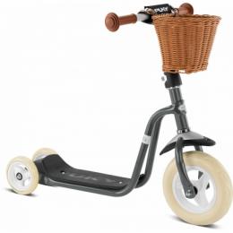 Puky 5099 R1 Scooter mit EVA-Bereifung und Lenkerkorb Classic anthrazit (PUKY)