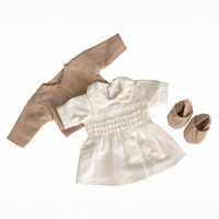 Puppenkleid mit Jacke für EgmontToys Puppen - Puppenkleidung für Puppen 30-32cm