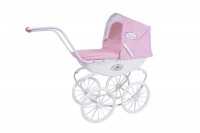 Puppenwagen Classic pram - rose/white/princess