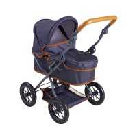 Puppenwagen First - dark blue