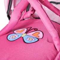 Puppenwagen Kyra - pink with butterfly