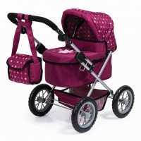 Puppenwagen Trendy Bordeaux