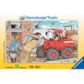 Ravensburger 15 Teile Rahmenpuzzle - Mein Bagger