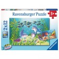 Ravensburger 2 Puzzles - Auf dem Meeresgrund