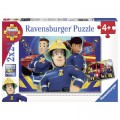 Ravensburger 2 Puzzles - Feuerwehrmann Sam hilft in der Not