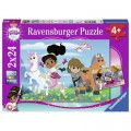 Ravensburger 2 Puzzles - Nella The Princess Knight