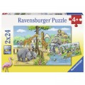 Ravensburger 2 Puzzles - Willkommen im Zoo