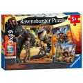Ravensburger 3 Puzzles - Dragons: Drachenreiter