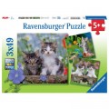 Ravensburger 3 Puzzles - Ktzchen