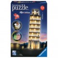 Ravensburger 3D Puzzle mit LED - Schiefer Turm von Pisa