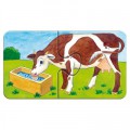 Ravensburger 9 x 2 Teile Puzzleset - Auf dem Bauernhof