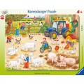 Ravensburger Puzzle 40 Teile Rahmenpuzzle - Auf dem groen Bauernhof