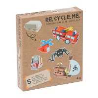 Re-Cycle-Me Basteln mit Eierboxen für Jungen - Bastelset Re-Cycle-Me