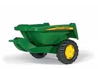 rollyKipper II - Anhänger für Trettraktoren, in John Deere grün