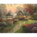 Schmidt Spiele Thomas Kinkade: Haus mit Brunnen