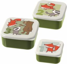 Sigikid 24988 3er Set Snackboxen Wald Friends (Sigikid, H. Scharrer Koch GmbH)