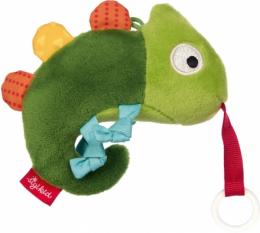 Sigikid Chameleon toy with pacifiert holder RedStars (Sigikid, H. Scharrer Koch GmbH)
