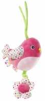 Spieluhr Musik Vogel, 15 cm Farbe pink