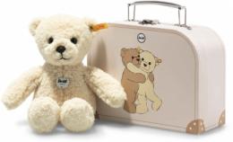 Steiff 114038 Teddybär Mila im Koffer 21cm vanille