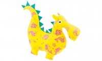 Stofftier Kuschelfreund Drache, groß, gelb